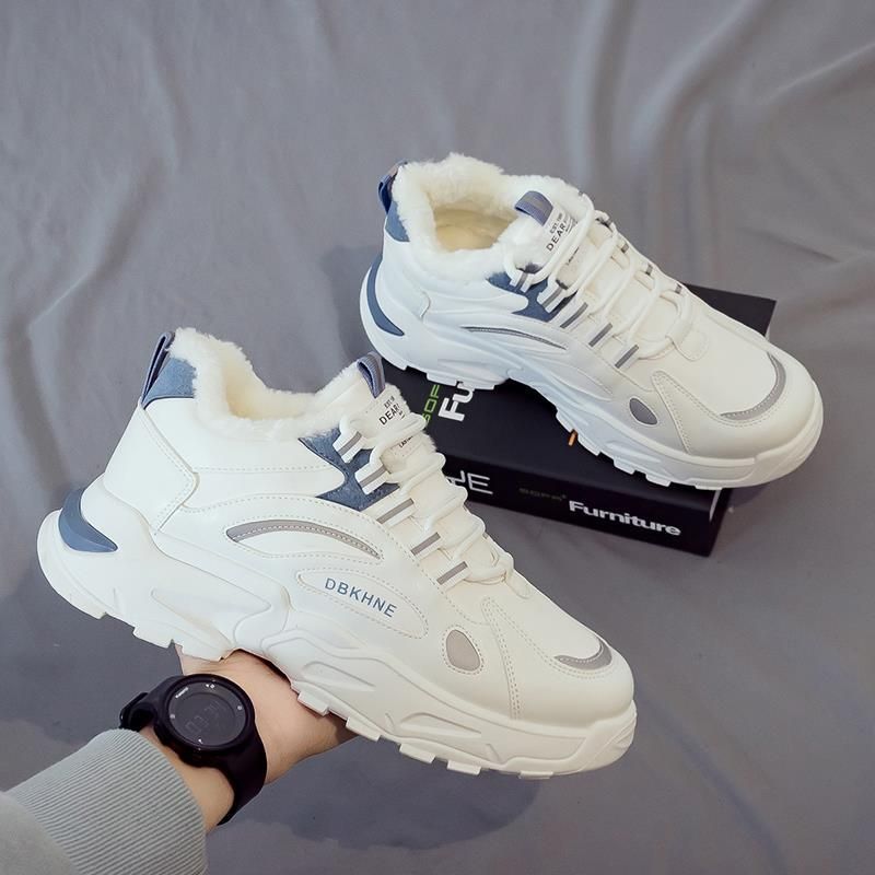 Scarpe da uomo in cotone caldo e vellutato, versatili, alla moda, con aumento di altezza, per papà, estate 2025_voghion.com