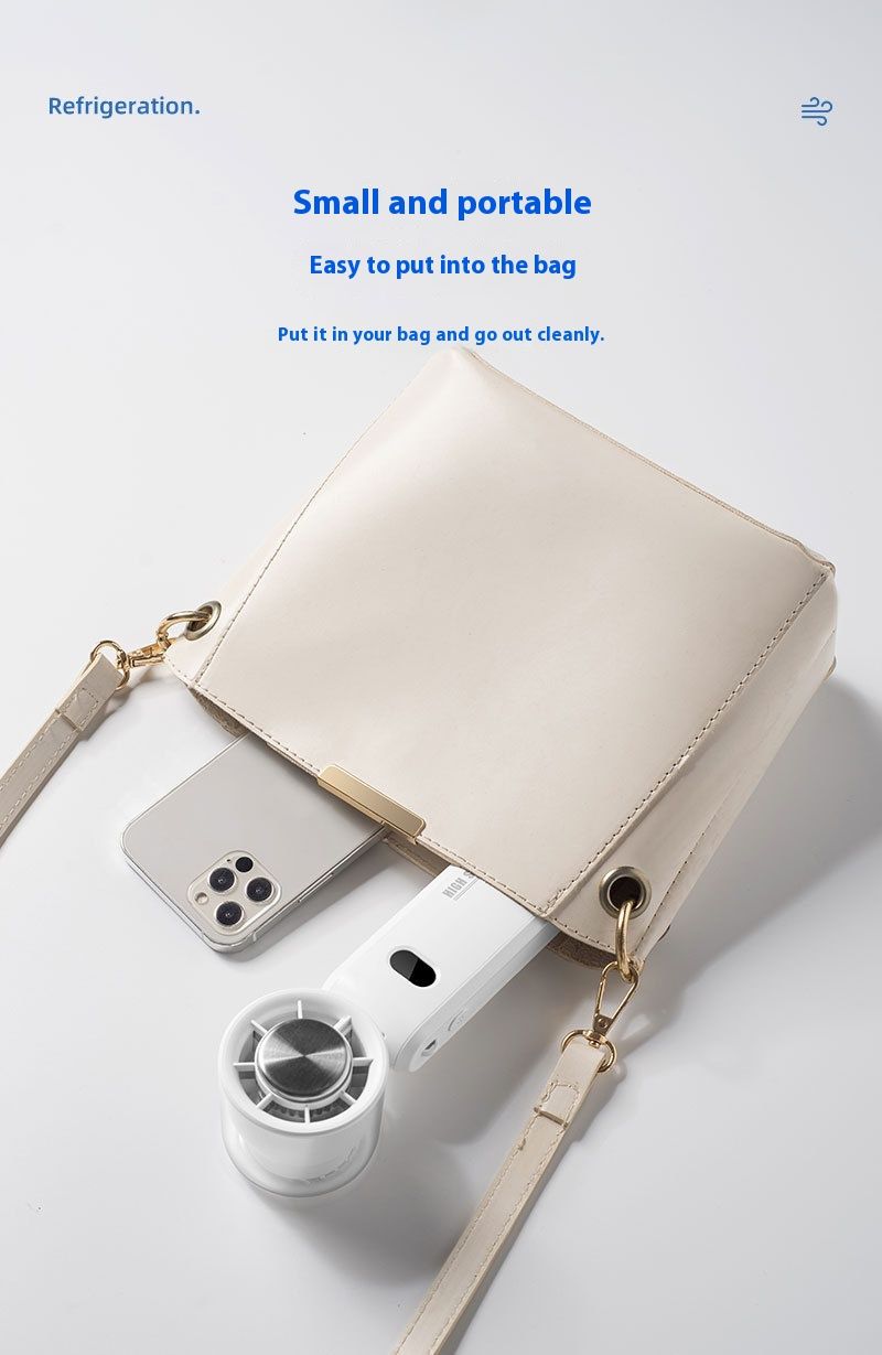 New Turbo Cooling Handheld High-Speed Ice Pack Neck Hanging Desktop Foldable Portable Powerful Fan_voghion.com