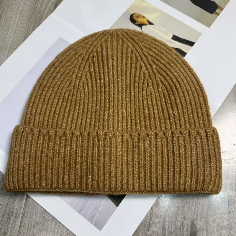 Cappello invernale caldo e alla moda lavorato a maglia, stile casual, cappello da donna alla moda e trendy, cappello da pescatore versatile per studenti in autunno_voghion.com
