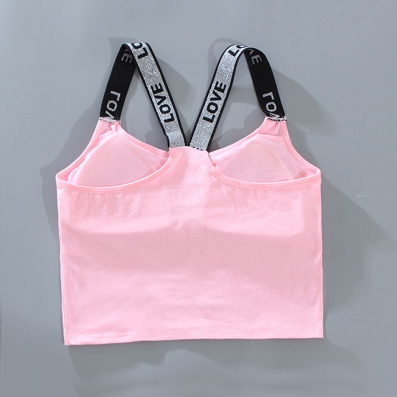 Reggiseno per bambine, periodo di sviluppo, piccolo, canottiera, intimo estivo in cotone, medio e lungo, per bambine grandi, studentesse, 8-14 anni_voghion.com