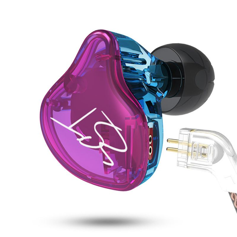 KZ-ZST Abnehmbarer HiFi-Heavy-Bass-In-Ear-Kopfhörer mit Kabel, Hybrid-Musik-Ohrhörer_voghion.com