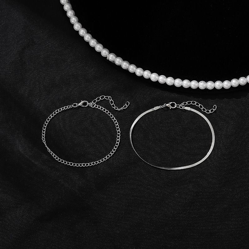 New Combination Jewelry Fashionable Minimalist 2-piece Set Bracelet And Foot Chain Specially Designed_voghion.com