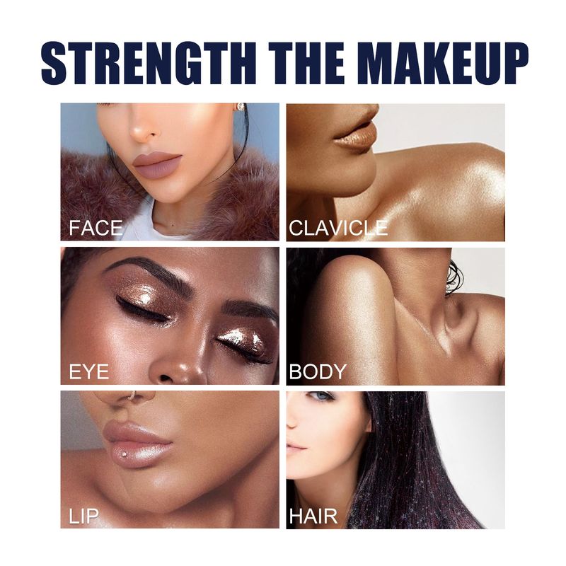 Jaysuing glitter spray face body clavicle hair highlight spray evening atmosphere brightening glitter_voghion.com