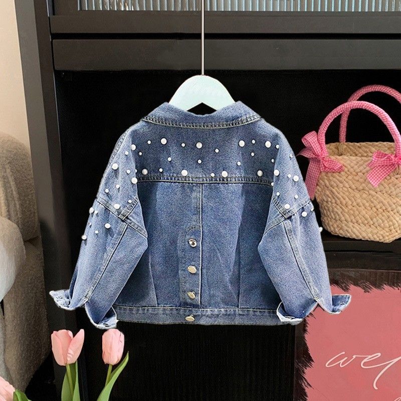 Mother&Kids Mädchen-Jeansmäntel Mode für Kinder Mädchen Baby-Kinderkleidung Kinderkleidung_voghion.com