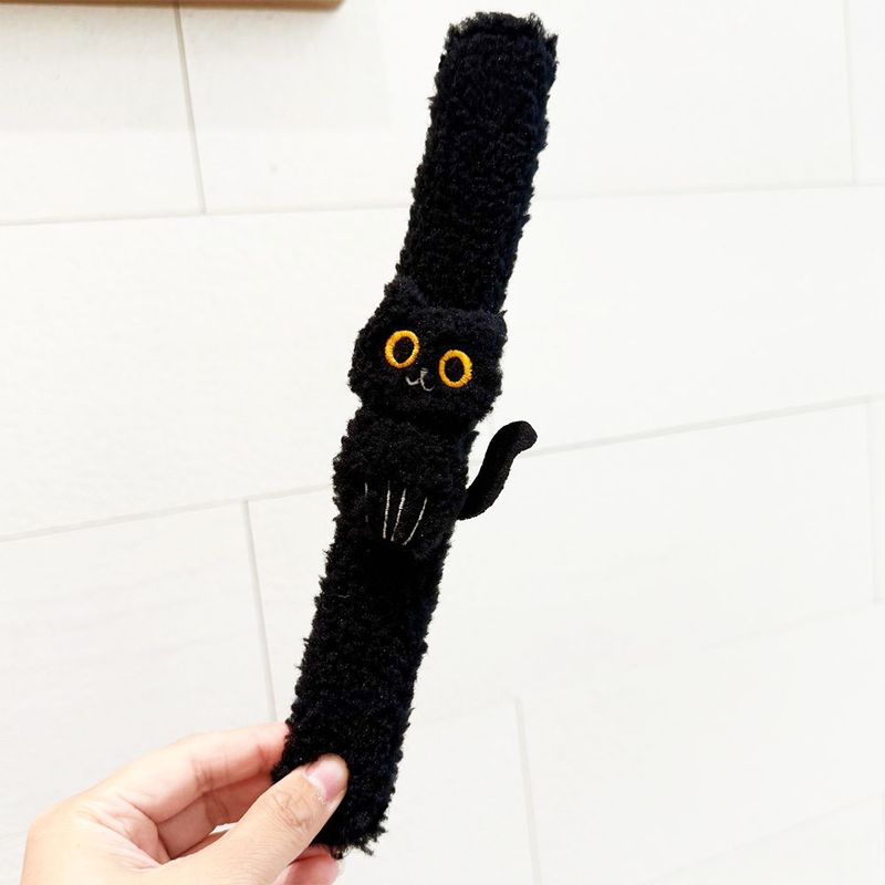 Braccialetto di peluche per Halloween - Anello elastico per feste, accessorio per bambini, simpatico giocattolo per bambole_voghion.com