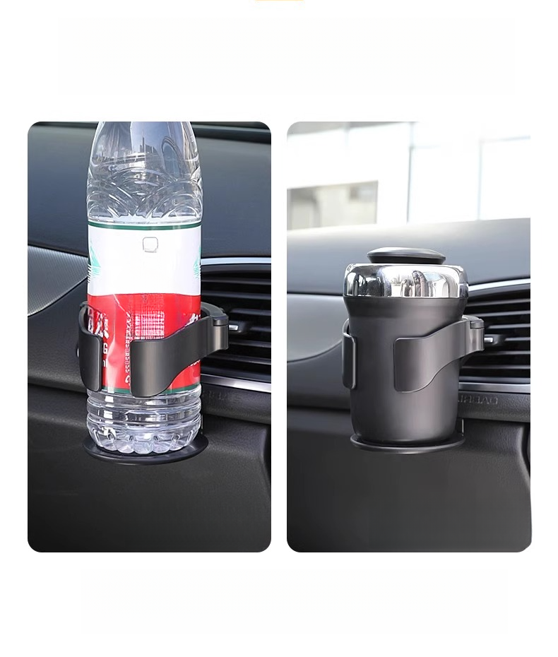 Voiture pour thé au lait, porte-gobelet pour boisson au thé, grille d'aération de climatisation de voiture, cendrier, support de fixation, support_voghion.com