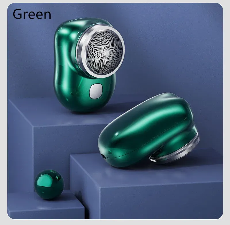 Mini Portable Shaver Rechargeable Travel Beard Trimmer Razor Hair Removal Electric Shavers For Men L230823_voghion.com