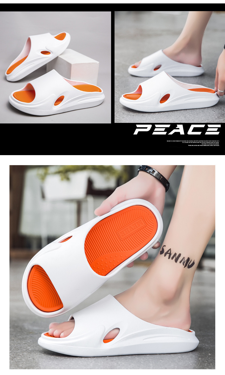 Grenzüberschreitende Hausschuhe Sommerkleidung Koreanische Version der trendigen Marke Flip-Flops Herrenpersönlichkeit All-Match-Strandschuhe Stepping On Shit Slippers_voghion.com