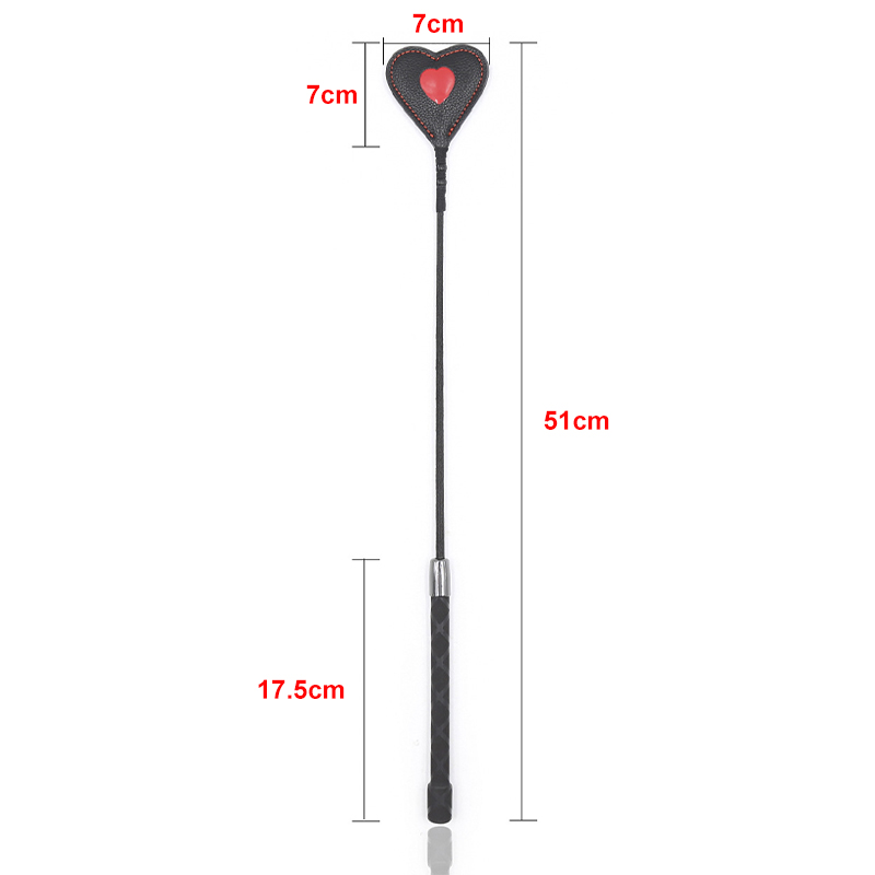 Fouet érotique en forme de cœur 51 cm pour couple, fessée, fétichisme, jeu pour adultes, BDSM, bondage, S_voghion.com