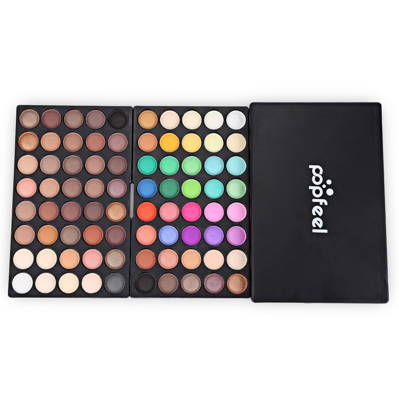 Make-up-Sets POPFEEL 40 Farben Lidschatten Matt Perlglanz 7 Stück Lidschattenpinsel Make-up-Set Schönheit Make-up für Anfänger_voghion.com