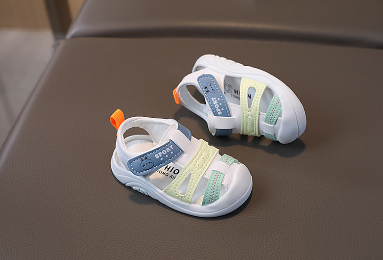 Kinderschuhe Sommer Neue Baby Weiche Sohle Jungen Sandalen Hohl Rutschfeste Kleinkind Schuhe_voghion.com
