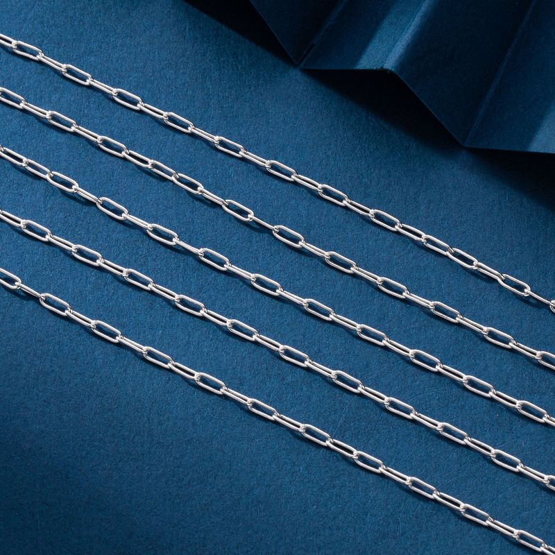 Collana da donna minimalista in argento Sterling S925 con ciondolo a croce geometrica, catena per l'eleganza quotidiana, catena per clavicola con croce a forma di fiore cubico_voghion.com