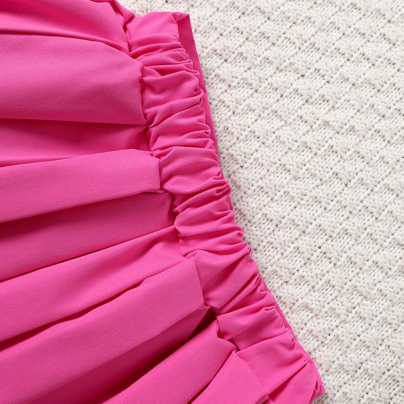 Νέο καλοκαιρινό παιδικό γιλέκο καμιζόλας για μικρά και μεσαία μεγέθη + πλισέ κοντή φούστα + κοντομάνικο μπουφάν κοστουμιού, μοντέρνο σετ για κορίτσια_voghion.com