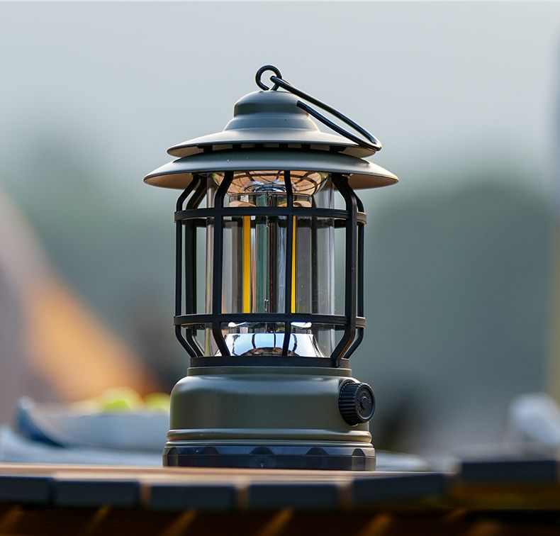 Primitive Lighting Horse Długa żywotność baterii Latarnia Camping Atmosfera Zewnętrzna Lampa Namiotowa_voghion.com