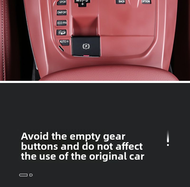 For BMW X3/iX3 2022-2024 Car Central Control Gear Shift Panel Protective Film Silicone Scratch Resistant Wear-resistant And Waterproof Cover_voghion.com