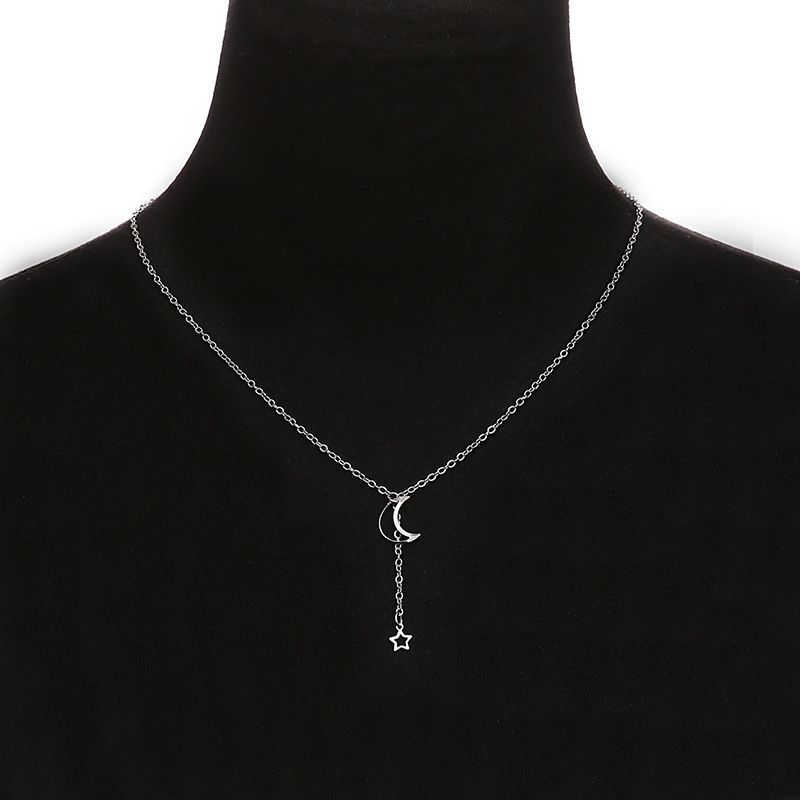 Jewelry Moon Desire Star Necklace Pendant_voghion.com