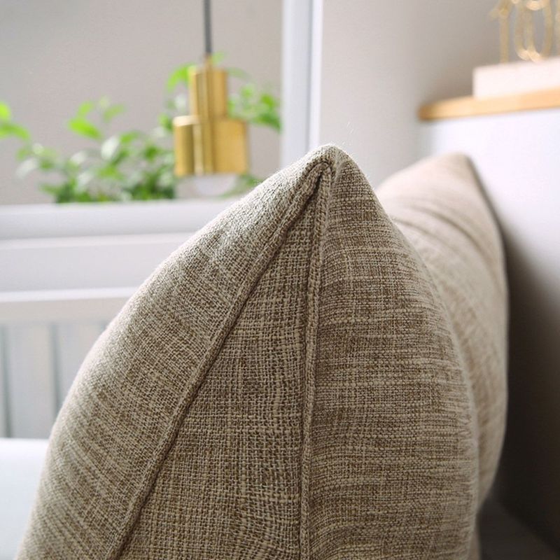 SOGA 2X 180cm Beige Triangular Wedge Bed Pillow Headboard_voghion.com