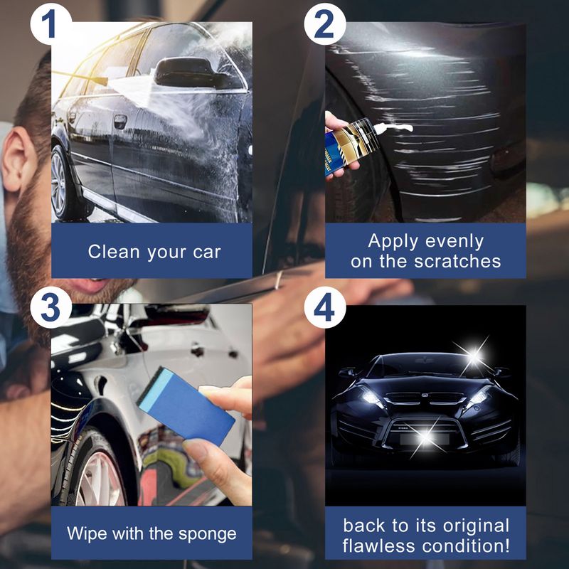 Car Scratch Repair Cream Car Maintenance Refurbishment Paint Scratch Polishing Paint Repair Cream_voghion.com