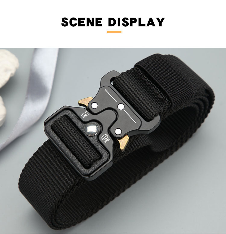 HOT FRALU outdoor hunting metal tactical multi-function alloy buckle high quality Marine Corps canvas belt for men_voghion.com