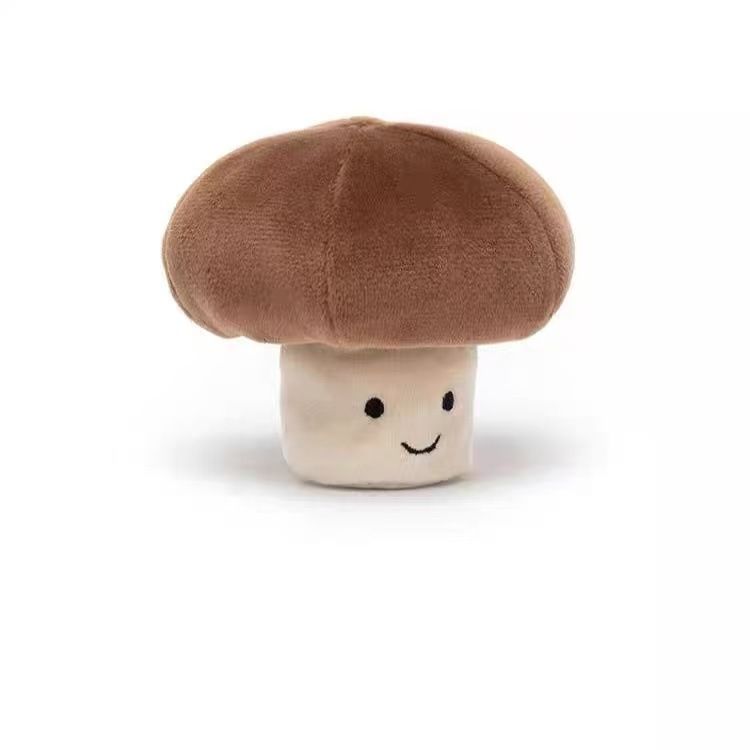 Jucărie de pluș cu ciuperci Shiitake, umplută cu animale, jucărie pentru copii, jucărie de pluș, simulare, ciuperci mici_voghion.com