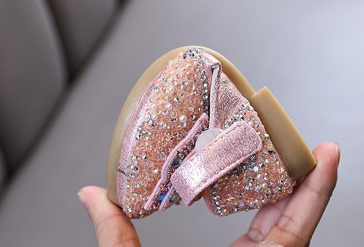 Baby Mädchen Mädchen Mädchen Prinzessin Diamant Einzelschuh Schuhe Tanzshow Schuhe_voghion.com