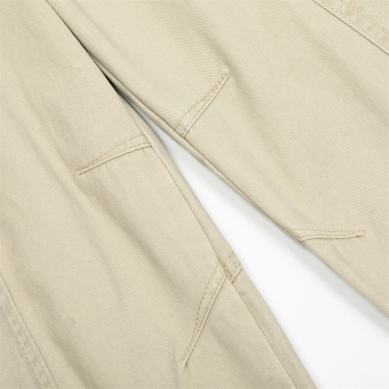 Abbigliamento da uomo, pantaloncini estivi da uomo con gamba larga, tasche larghe, bordi grezzi e design tinta unita, punk e usurati_voghion.com