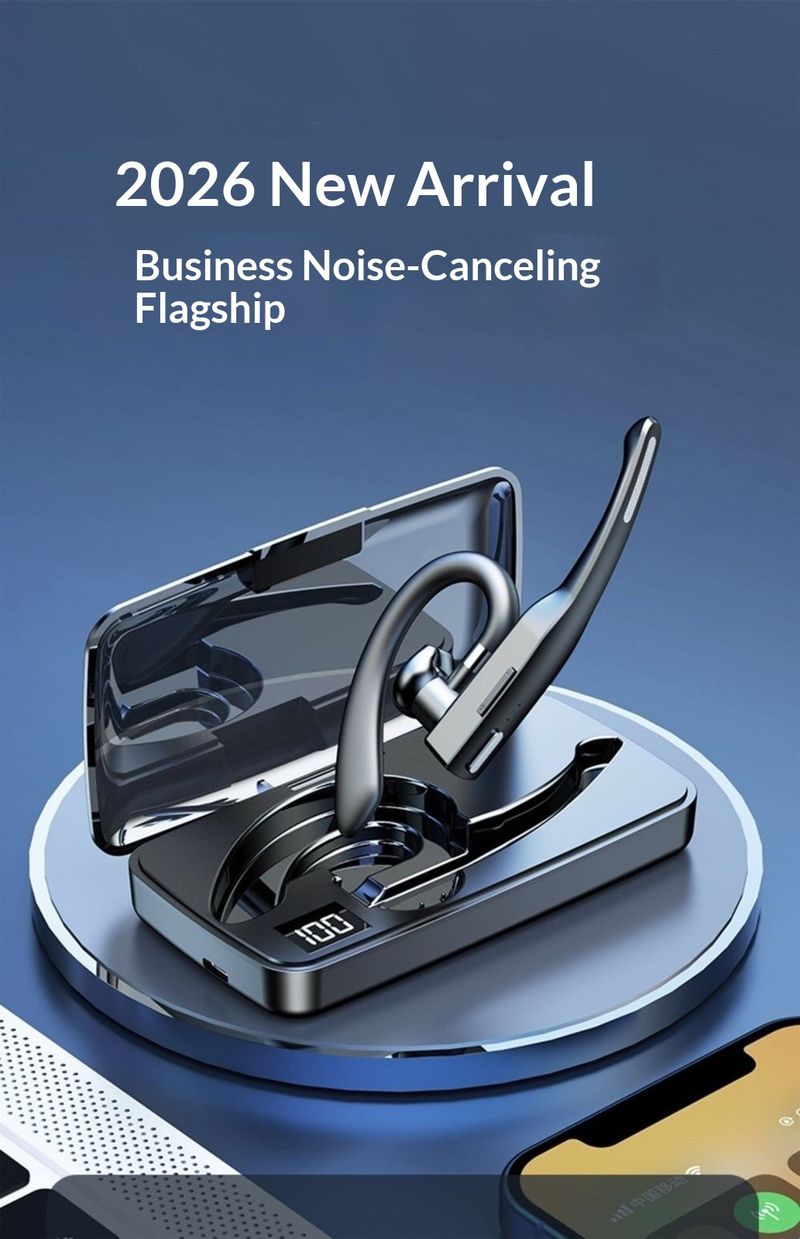 NeoGear Hot-Selling AI Translation Semi-In-Ear Business Bluetooth Earphones Over-Ear YYK525 Call Noise Cancelling_voghion.com