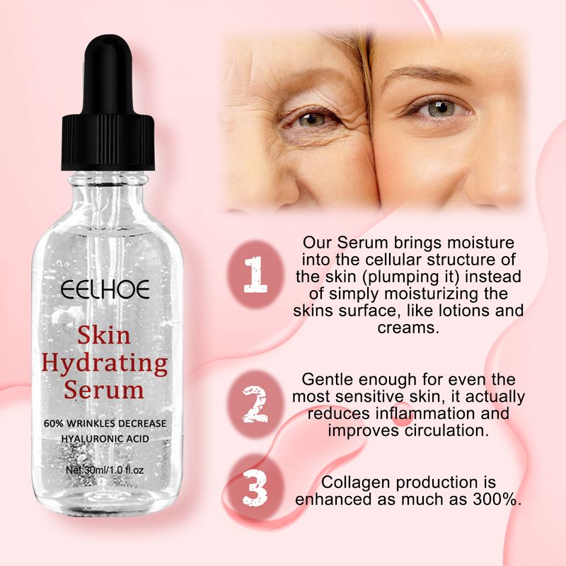 EELHOE Hydrating Anti-Wrinkle Essence, Fade Eye Lines, Lift Head Lines, Firming Skin, Moisturizing Anti-Aging Essence_voghion.com