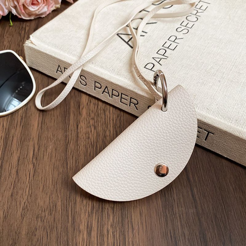 Collana con ciondolo a forma di gnocco in pelle con dopamina, portachiavi anti-perdita, accessorio portatile per occhiali da appendere al collo_voghion.com