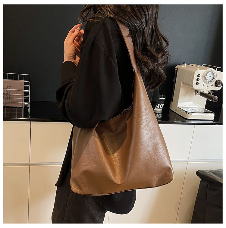 Borsa a secchiello elegante e versatile con tracolla, nuova tendenza moda primavera estate 2025, grande capacità per le donne_voghion.com