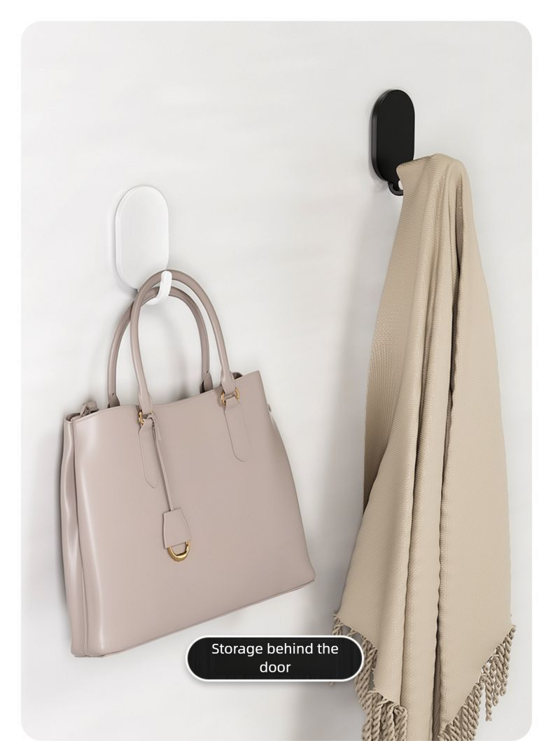 Gancio adesivo resistente in acciaio inossidabile per foratura, cucina, bagno, porta, montaggio a parete, senza traccia_voghion.com