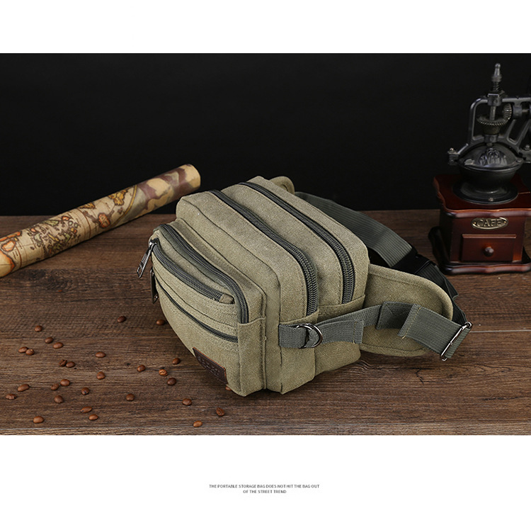 Neue Outdoor-Mode Sport Taille Tasche Multi-Use männer Atmungsaktive Leinwand Taille Tasche Radfahren Taktik männer Taille Tasche handy Tasche_voghion.com