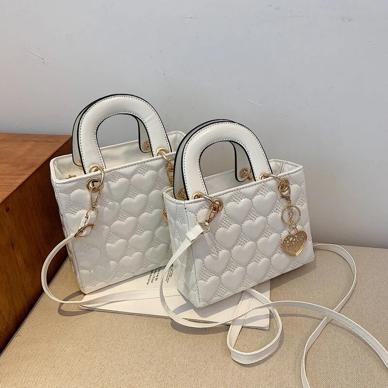 Handtasche 2021 Marke Totes Hohe Qualität Mode Klassische Stepp Quadratischen Griff Tasche Frauen Umhängetaschen_voghion.com