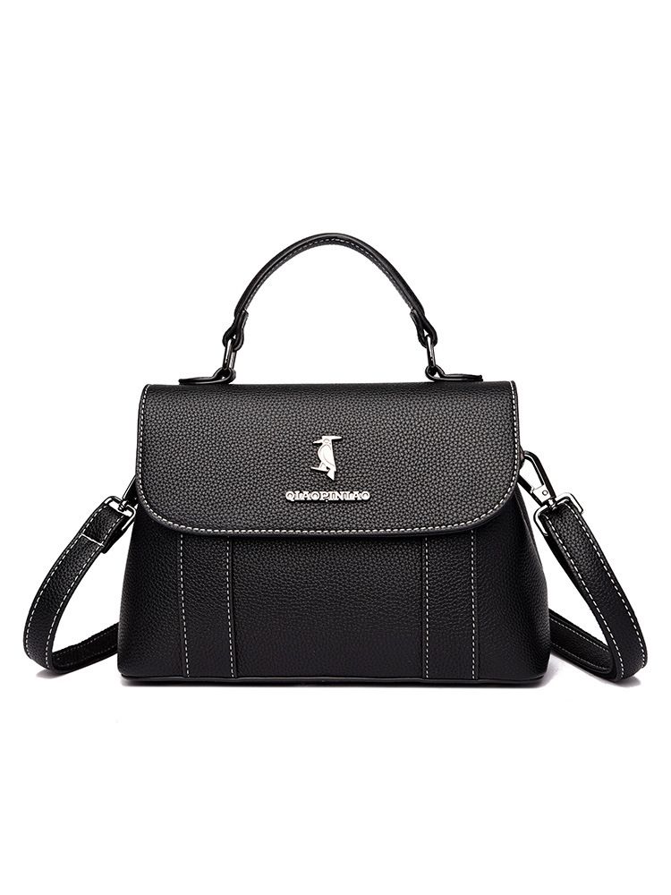 Neue 2022 Weiches Leder Einfache Textur Crossbody Schulterhandtasche High-End-Mode Damentasche_voghion.com