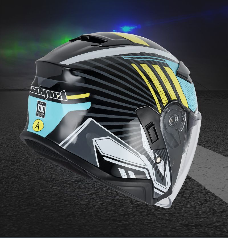 Universal Motorcycle Helmet With Dual Visor For Men & Women – ABS Shell, 3C Certified, All-Season Riding_voghion.com
