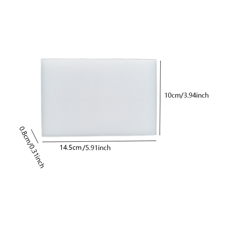 1 Stück 14,5 cm perforiertes Mattenbrett Gürtelstanzer Nylon-Mattenbrett Rundstanzer Leder graviertes weißes Kunststoffmattenbrett Stanzbrett handgemachtes Leder_voghion.com