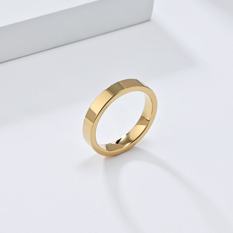 Anel de aço de tungstênio de 468 mm, elegante e simples, luz de anel, luxo, estilo frio de alta qualidade, tungstênio, ouro, casal, joias de mão, presente_voghion.com