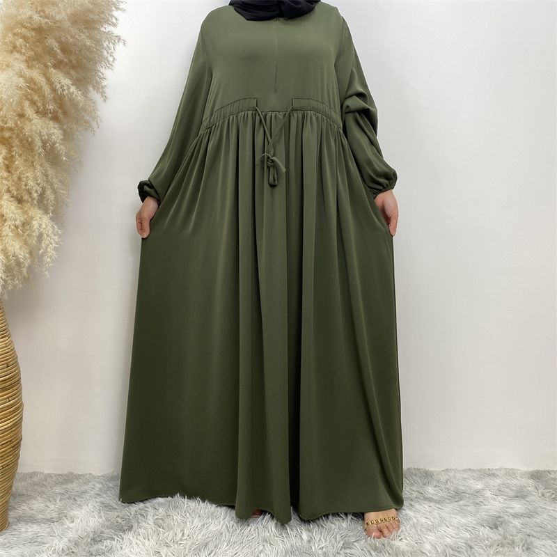 Abaya preta solta para mulheres, quimono muçulmano, dubai, com zíper frontal, vestido longo marroquino, jalabiyat, árabe, eid, kaftan feminino_voghion.com