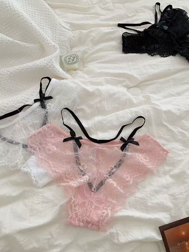 LuvBox Sweet Tea Mousse ~ Intimo da ragazza sexy in stile francese Pure Desire, nuovo, carino, alla moda, versatile e comodo, slip da donna_voghion.com