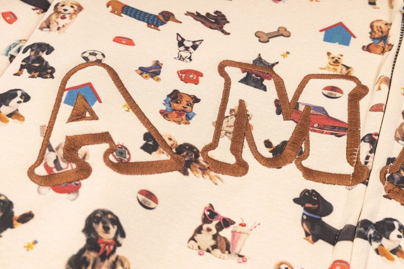 Felpa con cappuccio stile americano vintage con stampa completa retrò da uomo con stampa di cani giocosi - Pullover casual unisex per uomo e donna_voghion.com