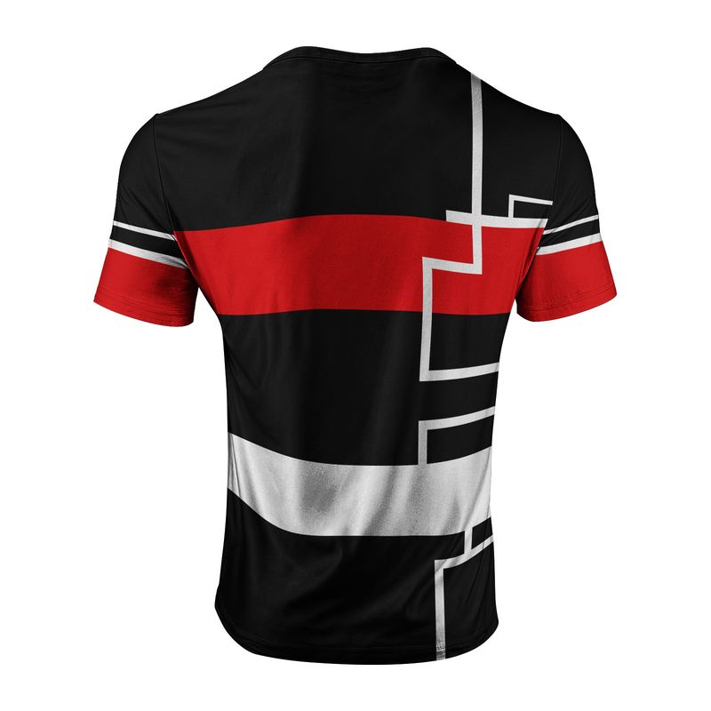 2025 Modern Mens Graphic T Shirt Stripe Geometry Design Summer Streetwear Short Sleeve Tee Hipster Harajuku Style Breathable Cot_voghion.com