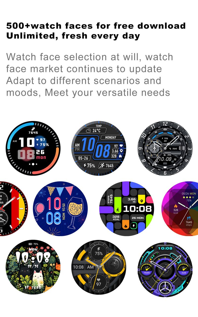 2025 Fashion Smart Watch Bluetooth Call Man Bracelet Heart Rate Blood Oxygen Monitoring Waterproof Sports Smartwatch For_voghion.com