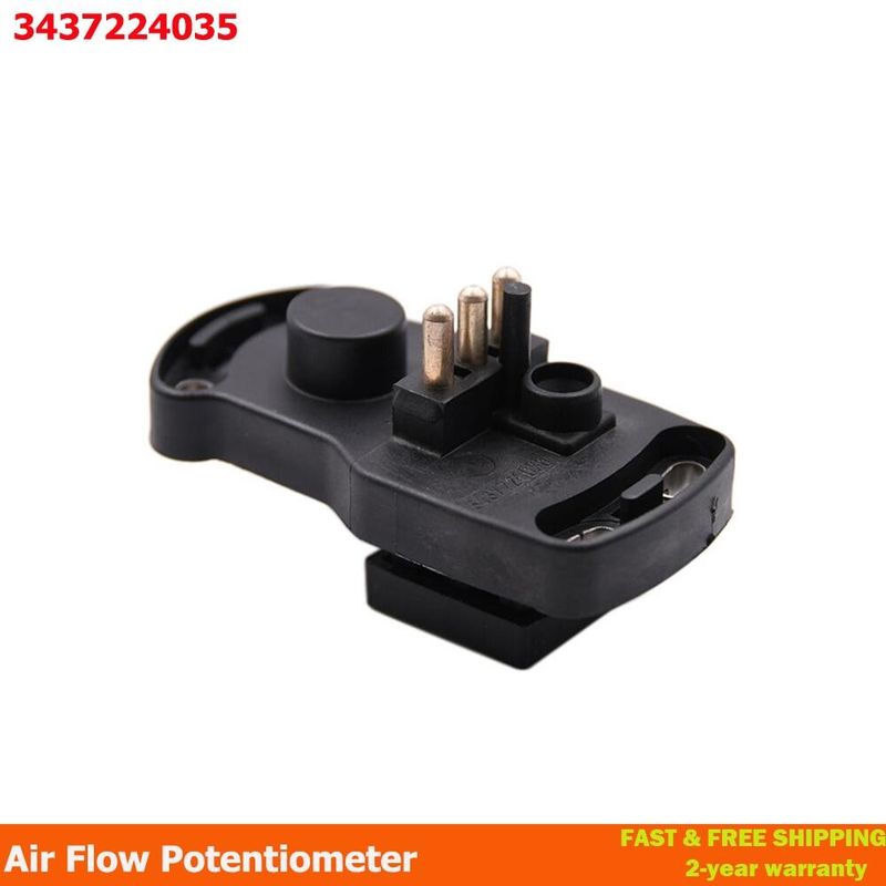 3437224035 Potenziometro del misuratore di portata d'aria Sensore di posizione dell'acceleratore per Mercedes W201 W124 W126 1981-1993_voghion.com