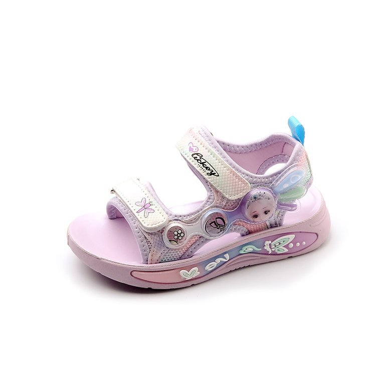 Sandali leggeri per ragazze, scarpe da principessa per la scuola elementare, nuove, versatili, per l'estate delle ragazze_voghion.com