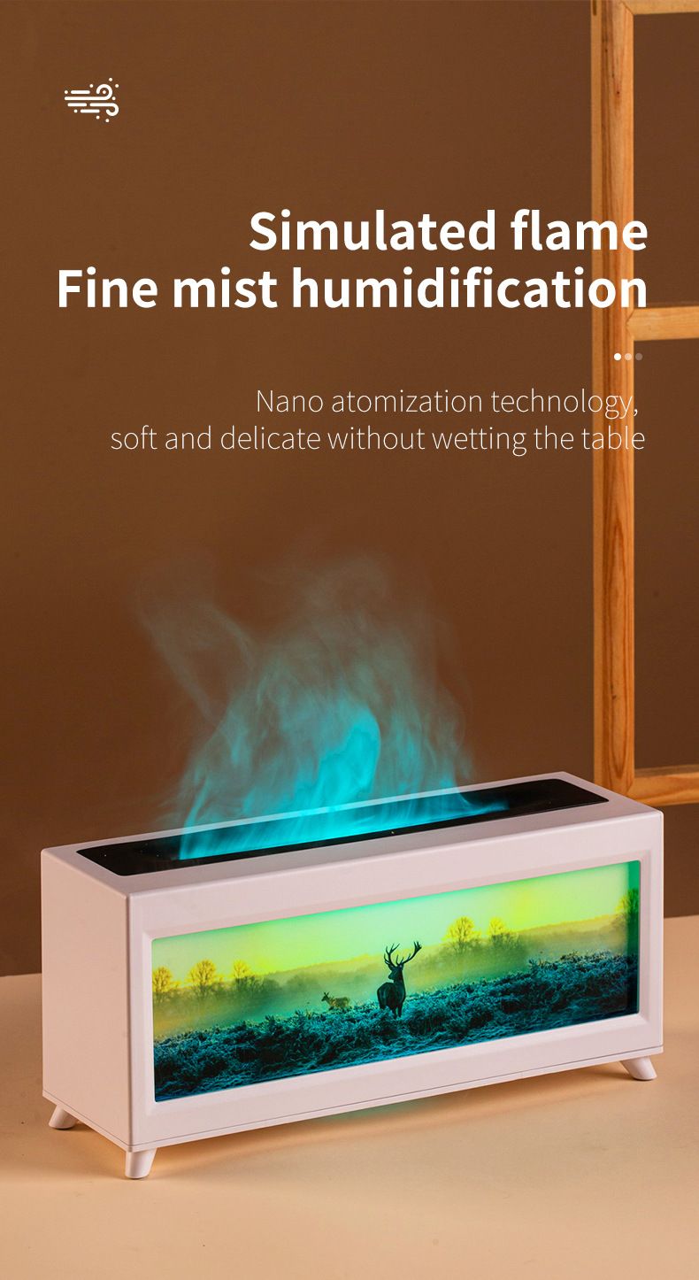 RYYD Regenbogen-Luftbefeuchter – Atmosphärenlampe | Starker Nebel | Desktop-Kunst_voghion.com