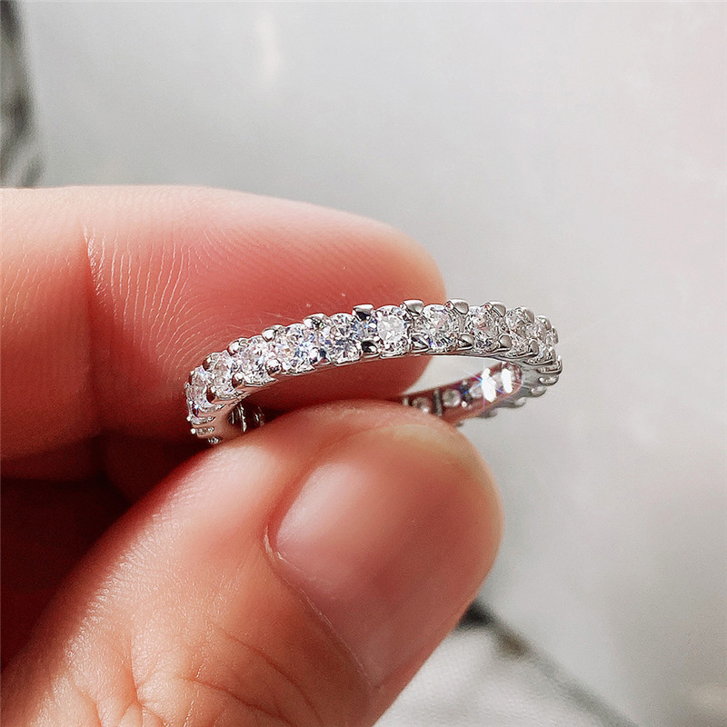 Nuovo set di moda di lusso leggero con anello in zircone di simulazione completa per le donne del gruppo All Sky Star di Cao Shi_voghion.com