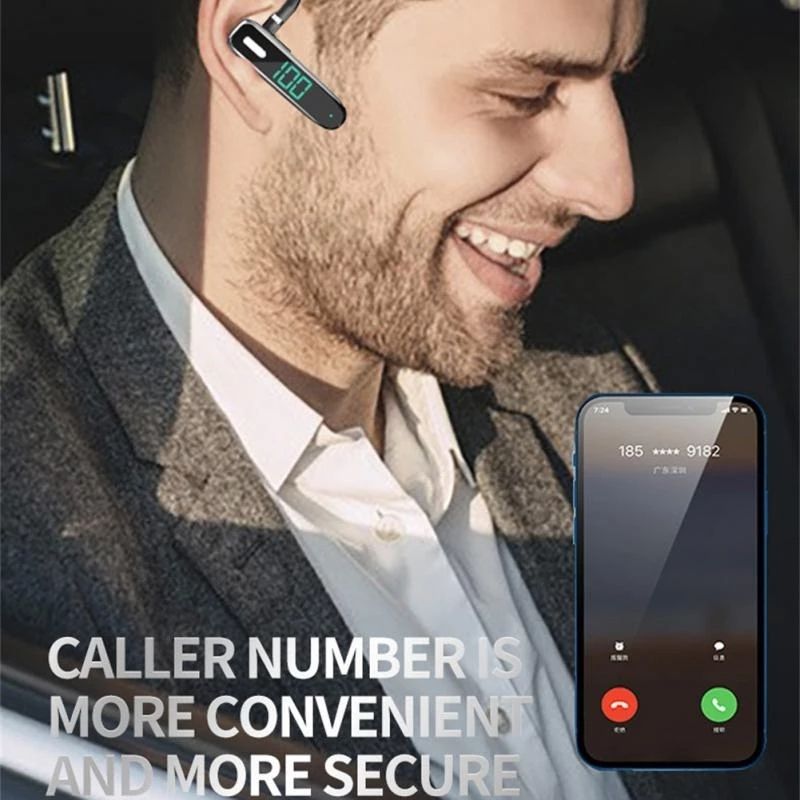 K50 Bluetooth-compatible 5.3 Business Ear-hook Earphone with Mic_voghion.com