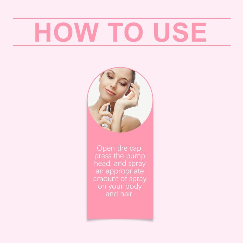 Parfümspray für Körper und Haare, hält den Duft frisch, Duftspray für Körper, Haut und Haare_voghion.com