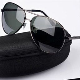 STOCK occhiali da sole UV 400 da uomo retrò in metallo vintage all'aperto guida finitura occhiali da sole polarizzati con custodia_voghion.com