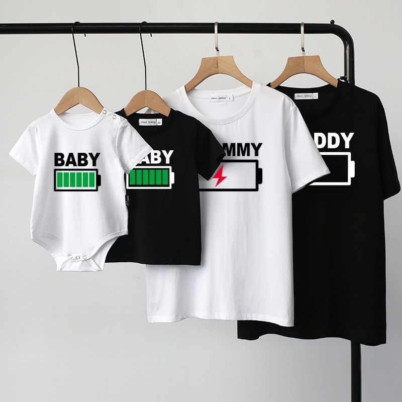 Cross Border American European Parent Child Clothing Summer Family Clothing Family Of Three Or Four Mother And Daughter Short Sleeved T Shirt_voghion.com